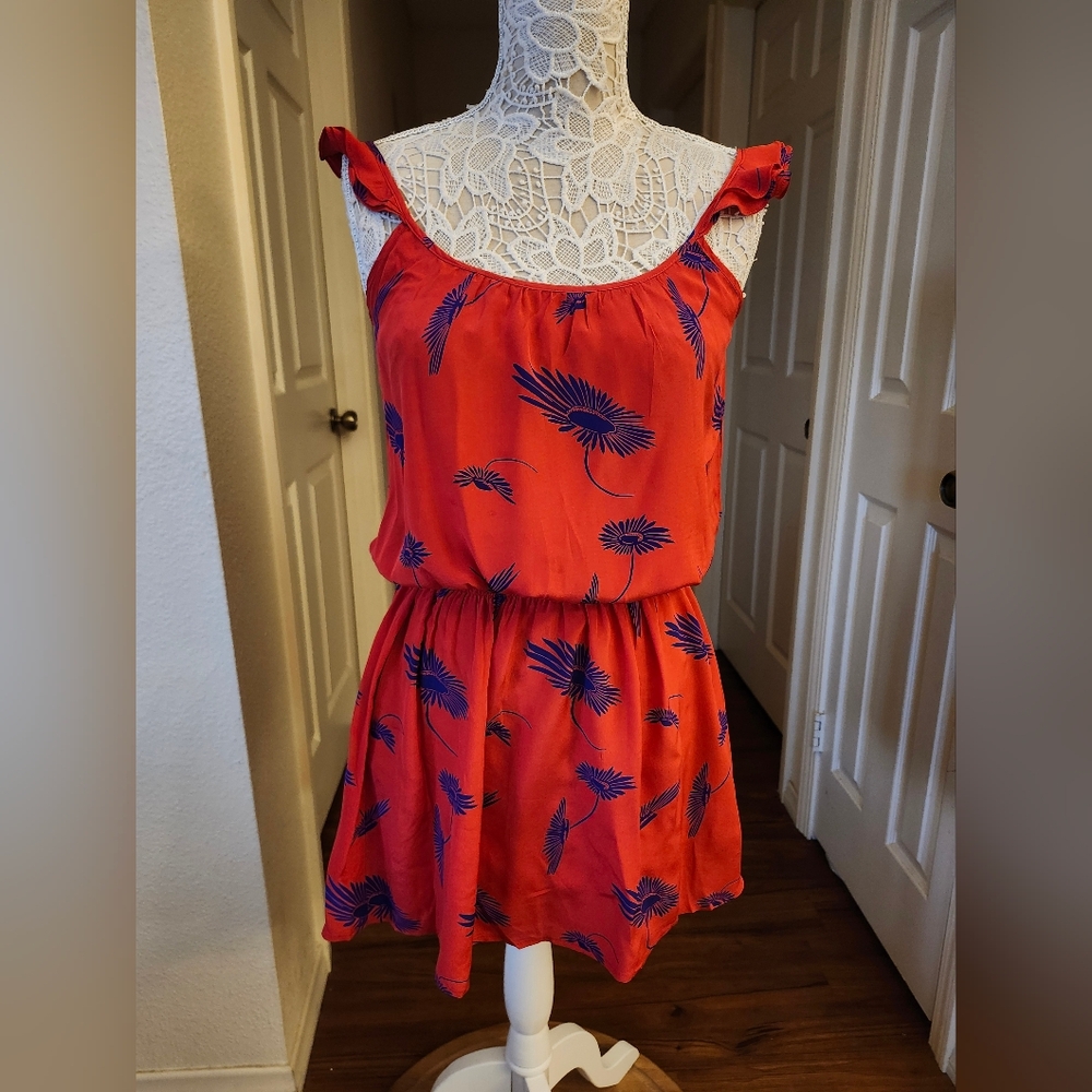 Tucker Whimsical Colorful Resortwear Beach Vibes 100% Silk Dress Y2K‎ Size M?